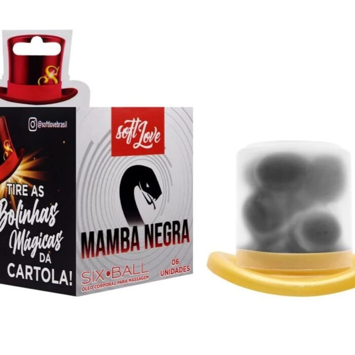 Six Ball Mamba Negra Bolinha